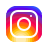 Instagram logo with colorful gradient